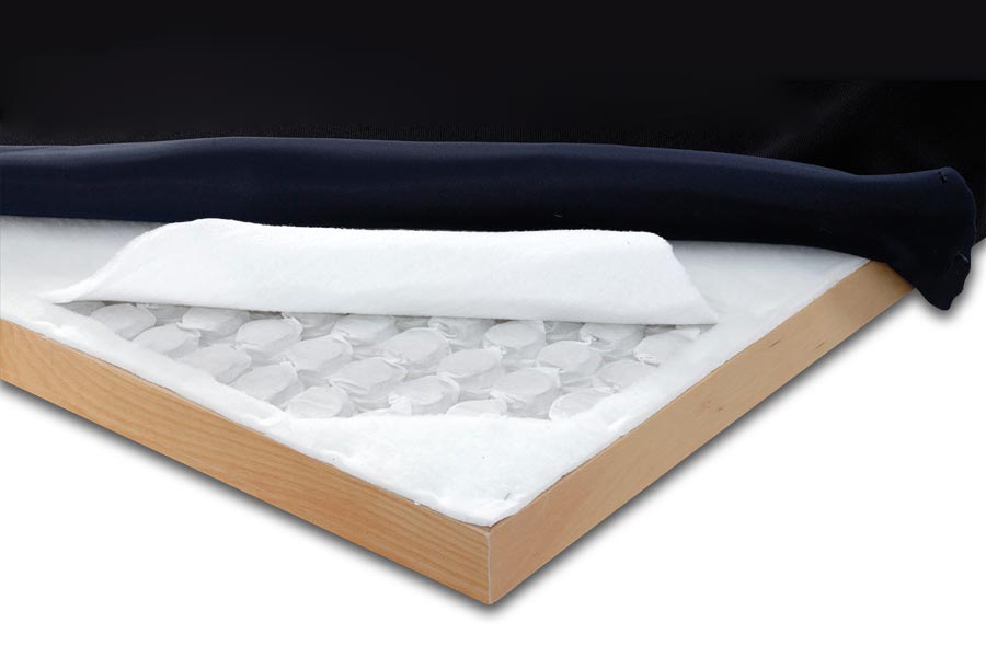 Strati del piano letto con molle BoxSpring Light Manifattura Falomo