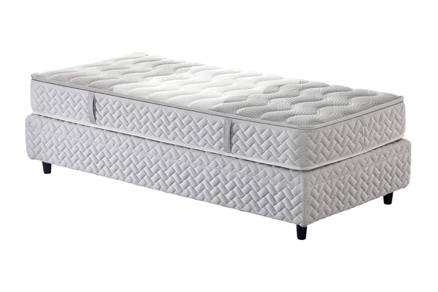 Letto BoxSpring Manifattura Falomo con materasso coordinato